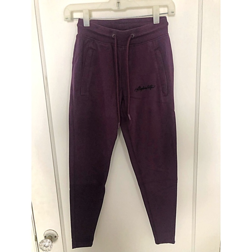 DARK PLUM ALPHALETE JOGGERS